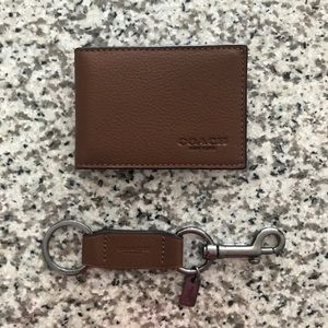 Coach Card Holder and Keychain (Brand New)